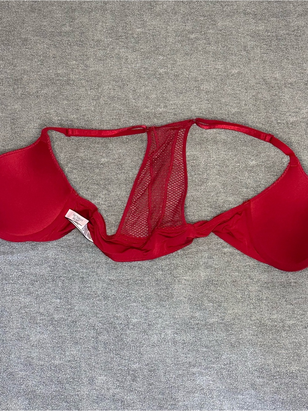 Victoria's Secret Red Racerback Push-Up Bra - Picture 6 of 7